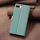 For iPhone 8 Plus / 7 Plus Color Matching RFID Anti-theft Leather Phone Case(Green) - 3