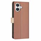 For iPhone 17 Color Matching RFID Anti-theft Leather Phone Case(Brown) - 3