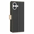 For iPhone 17 Color Matching RFID Anti-theft Leather Phone Case(Black) - 3