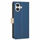 For iPhone 17 Color Matching RFID Anti-theft Leather Phone Case(Blue) - 3