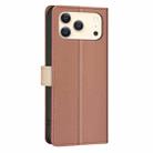 For iPhone 17 Pro Max Color Matching RFID Anti-theft Leather Phone Case(Brown) - 3