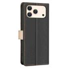 For iPhone 17 Pro Max Color Matching RFID Anti-theft Leather Phone Case(Black) - 3