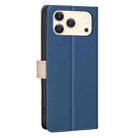 For iPhone 17 Pro Max Color Matching RFID Anti-theft Leather Phone Case(Blue) - 3
