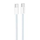 Borofone BX103 60W USB-C / Type-C to USB-C / Type-C Fast Charge Data Cable, Length:1m(Blue) - 2