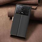 For Xiaomi Poco X6 Pro / Redmi K70E Color Matching RFID Anti-theft Leather Phone Case(Black) - 3