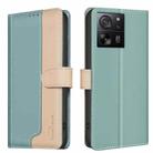 For Xiaomi 13T / Redmi K60 Ultra Color Matching RFID Anti-theft Leather Phone Case(Green) - 1