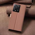 For Xiaomi 13T / Redmi K60 Ultra Color Matching RFID Anti-theft Leather Phone Case(Brown) - 3