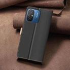 For Xiaomi Poco C55 / Redmi 12C Color Matching RFID Anti-theft Leather Phone Case(Black) - 3