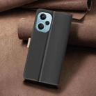 For Xiaomi Poco F5 5G Color Matching RFID Anti-theft Leather Phone Case(Black) - 3