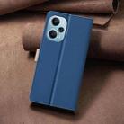 For Xiaomi Poco F5 5G Color Matching RFID Anti-theft Leather Phone Case(Blue) - 3