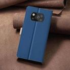 For Xiaomi Poco X3 / X3 NFC Color Matching RFID Anti-theft Leather Phone Case(Blue) - 3