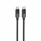 Borofone BX106 60W USB-C / Type-C to USB-C / Type-C Fast Charge Data Cable, Length:1m(Black) - 2