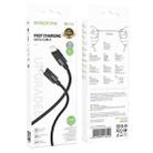 Borofone BX106 27W USB-C / Type-C to 8 Pin Fast Charge Data Cable, Length:1m(Black) - 3