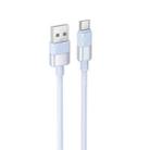 Borofone BX106 3A USB-A to USB-C / Type-C Fast Charge Data Cable, Length:1m(Blue) - 2