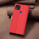 For Xiaomi Redmi 9C / 10A / Poco C31 Color Matching RFID Anti-theft Leather Phone Case(Red) - 3