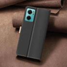 For Xiaomi Redmi 10 5G / Note 11E Color Matching RFID Anti-theft Leather Phone Case(Black) - 3