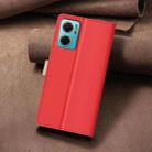 For Xiaomi Redmi 10 5G / Note 11E Color Matching RFID Anti-theft Leather Phone Case(Red) - 3