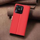 For Xiaomi Redmi 10C Color Matching RFID Anti-theft Leather Phone Case(Red) - 3