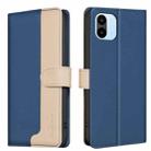 For Xiaomi Redmi A1 / A1+ / A2 Color Matching RFID Anti-theft Leather Phone Case(Blue) - 1