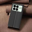 For Xiaomi Redmi K70 / K70 Pro Color Matching RFID Anti-theft Leather Phone Case(Black) - 3