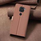 For Xiaomi Redmi 10X 4G / Note 9 Color Matching RFID Anti-theft Leather Phone Case(Brown) - 3