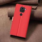 For Xiaomi Redmi 10X 4G / Note 9 Color Matching RFID Anti-theft Leather Phone Case(Red) - 3