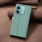 For Xiaomi Redmi Note 13 4G Global Color Matching RFID Anti-theft Leather Phone Case(Green) - 3