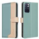 For Xiaomi Redmi Note 13 Pro+ Color Matching RFID Anti-theft Leather Phone Case(Green) - 1