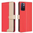For Xiaomi Redmi Note 13 Pro+ Color Matching RFID Anti-theft Leather Phone Case(Red) - 1