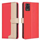 For Xiaomi Redmi Note 9 Pro Max / 9 Pro / 9S Color Matching RFID Anti-theft Leather Phone Case(Red) - 1