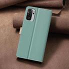 For Xiaomi Redmi Note 10 4G / 10S Color Matching RFID Anti-theft Leather Phone Case(Green) - 3