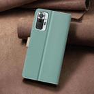 For Xiaomi Redmi Note 10 Pro / 10 Pro Max Color Matching RFID Anti-theft Leather Phone Case(Green) - 3