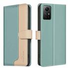 For Xiaomi Redmi Note 11 / 11S Color Matching RFID Anti-theft Leather Phone Case(Green) - 1