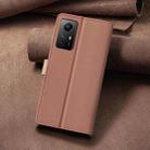 For Xiaomi Redmi Note 11 / 11S Color Matching RFID Anti-theft Leather Phone Case(Brown) - 3