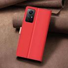 For Xiaomi Redmi Note 11 / 11S Color Matching RFID Anti-theft Leather Phone Case(Red) - 3