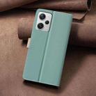 For Xiaomi Redmi Note 12 Pro+ Global Color Matching RFID Anti-theft Leather Phone Case(Green) - 3