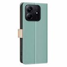 For Redmi Note 14 5G Color Matching RFID Anti-theft Leather Phone Case(Green) - 3