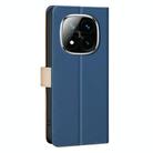 For Redmi Note 14 Pro 4G Color Matching RFID Anti-theft Leather Phone Case(Blue) - 3