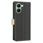 For Redmi Turbo 4 Color Matching RFID Anti-theft Leather Phone Case(Black) - 3
