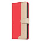For Redmi K80 / K80 Pro Color Matching RFID Anti-theft Leather Phone Case(Red) - 2