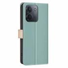For Redmi 15C 4G 173.1mm / 15C 5G 173.1mm Color Matching RFID Anti-theft Leather Phone Case(Green) - 3