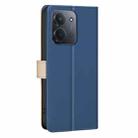 For Redmi 15C 4G 173.1mm / 15C 5G 173.1mm Color Matching RFID Anti-theft Leather Phone Case(Blue) - 3