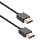 HDTV 2.0 to HDTV 4K 60Hz HD Video Transmission Signal Cable, Length:0.3m(Black) - 1