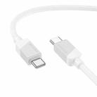Borofone BX107 60W USB-C / Type-C to USB-C / Type-C Fast Charge Data Cable, Length:1m(White) - 1