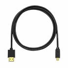 HDMI to Micro HDMI 4K UHD 18Gbps Video Connection Cable, Length:1m(Black) - 2