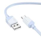 Borofone BX107 3A USB-A to USB-C / Type-C Fast Charge Data Cable, Length:1m(Blue) - 1