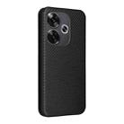 For Xiaomi Redmi Turbo 3 / Poco F6 Carbon Fiber Texture Flip Leather Phone Case(Black) - 3