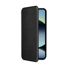 For Xiaomi Poco M7 Pro 5G / Redmi Note 14 5G Carbon Fiber Texture Flip Leather Phone Case(Black) - 2