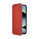 For Xiaomi Poco M7 Pro 5G / Redmi Note 14 5G Carbon Fiber Texture Flip Leather Phone Case(Brown) - 2