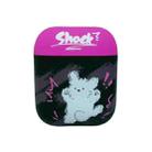 For AirPods 2 / 1 Cat and Dog Pattern Earbuds Box Frosted TPU Case(Shocking Dog) - 1